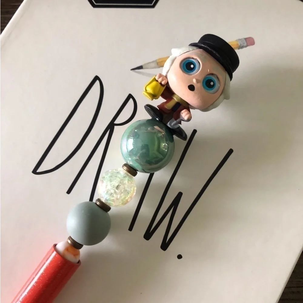 Disney Doorables: Haunted Mansion: Groundskeeper handmade beaded pen